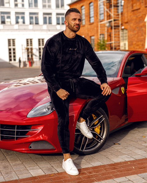 Velour Swag Set Black