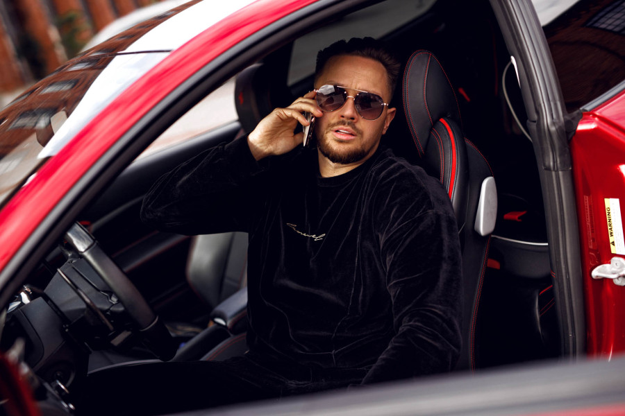 Velour Swag Set Black