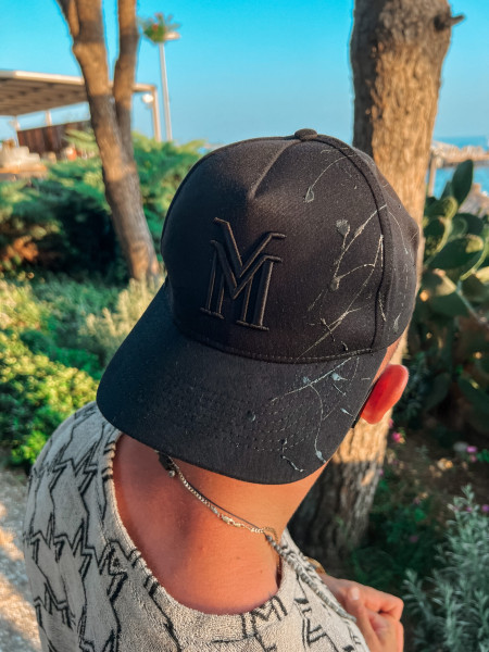 Czarna Czapka Splash