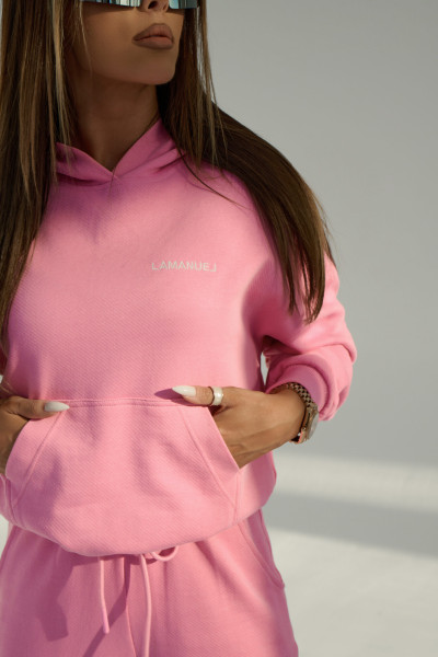 GRL Essential Hoodie Posy Pink