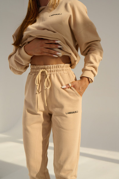 GRL Essential Hoodie Beige