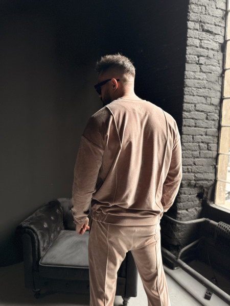 Velour Swag Set Beige