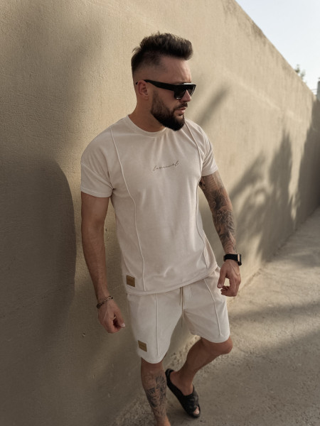 Velour Summer Set Light Beige