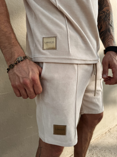 Velour Summer Set Light Beige