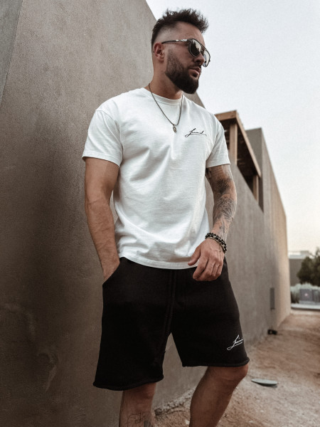 Lamanuel Initials Tshirt Off White