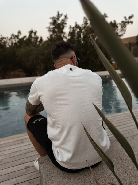 Lamanuel Initials Tshirt Off White