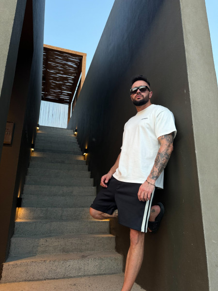 Tracksuit Szorty Czarne