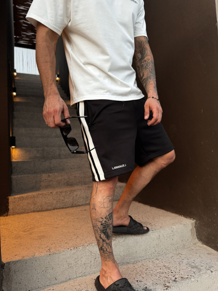 Tracksuit Szorty Czarne