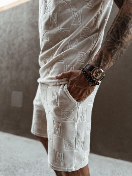 Monogram Craft Tshirt Beż