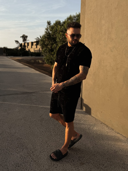 Monogram Craft Szorty Czarne