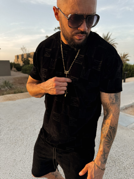 Monogram Craft Tshirt Czarny