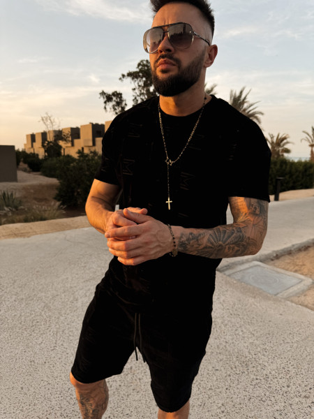 Monogram Craft Szorty Czarne