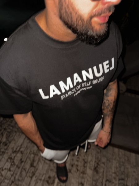 Self-Belief Front Tshirt Czarny