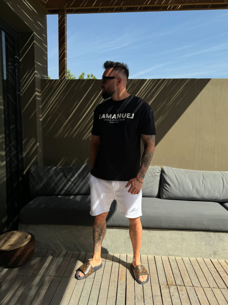 Self-Belief Front Tshirt Czarny