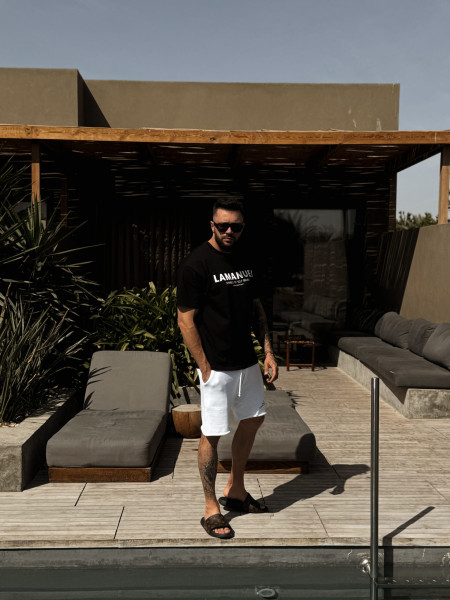 Self-Belief Front Tshirt Czarny