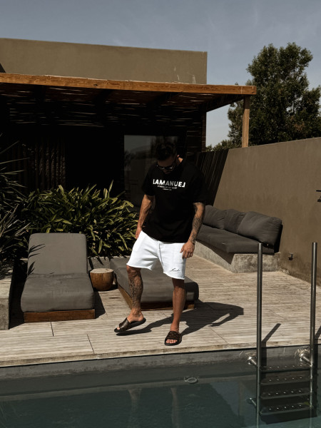 Self-Belief Front Tshirt Czarny