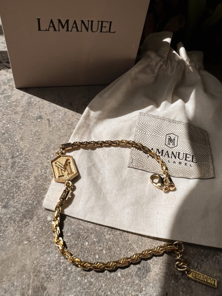 Bransoleta Initial Złoto