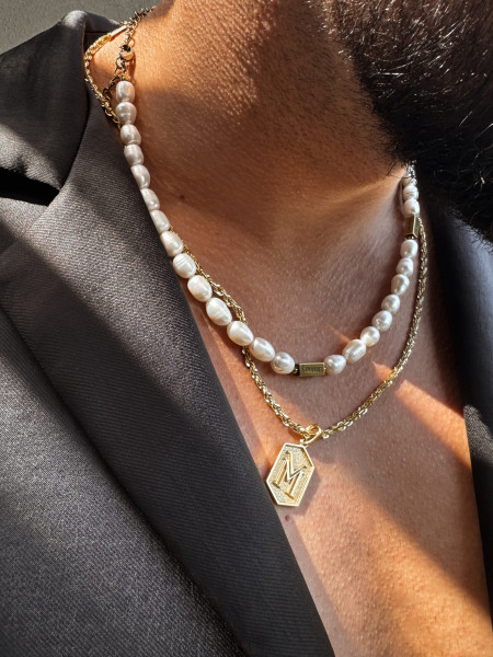 Naszyjnik Initial Złoto