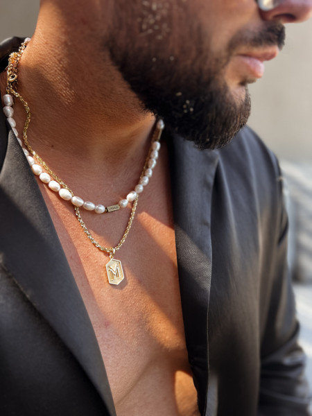 Naszyjnik Initial Złoto