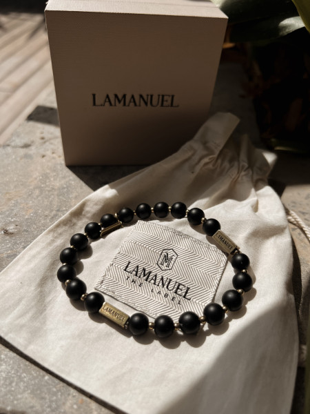 Bransoleta Lamanuel Onyx 0,7 mm