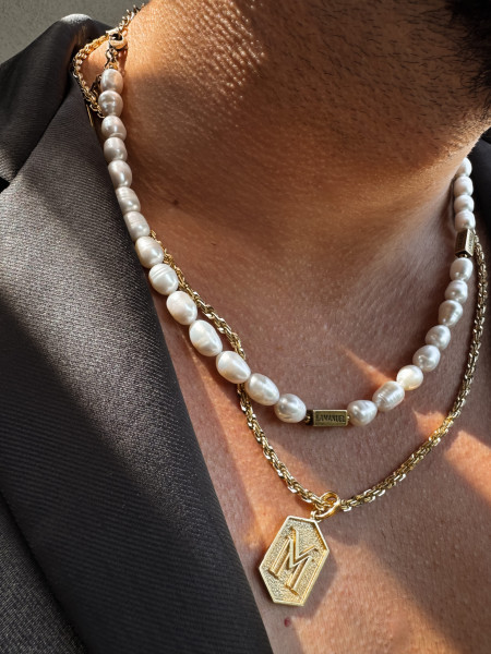 Naszyjnik LML White Pearl