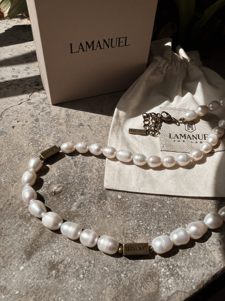 Naszyjnik LML White Pearl
