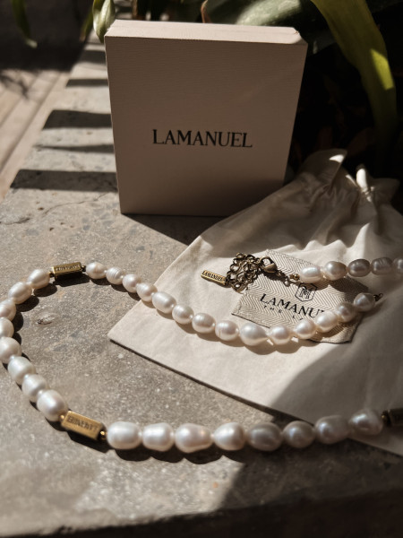 Naszyjnik LML White Pearl