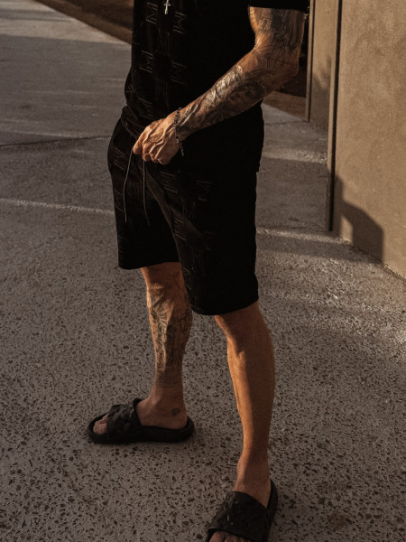 Monogram Craft Szorty Czarne