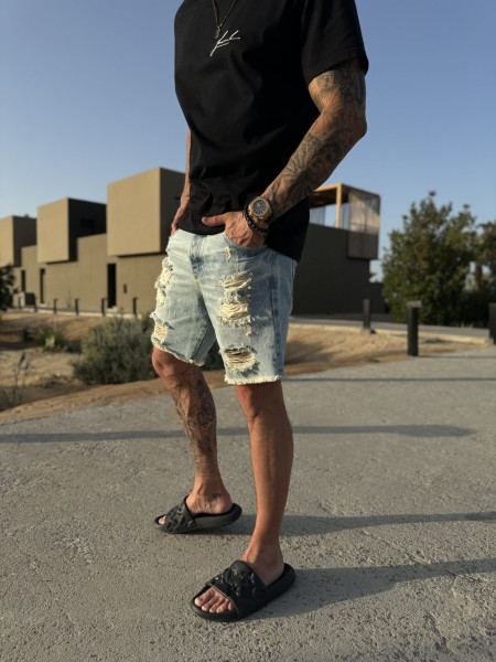 First DNM Szorty Błękit