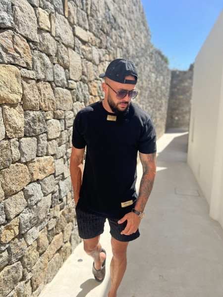 Destroyed Tee Czarny