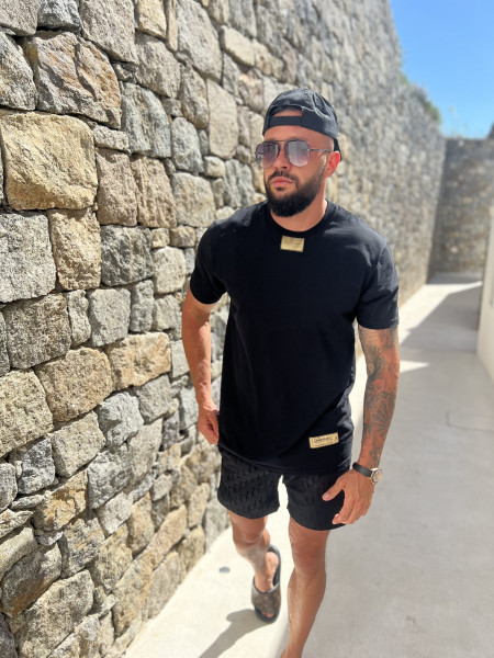 Destroyed Tee Czarny