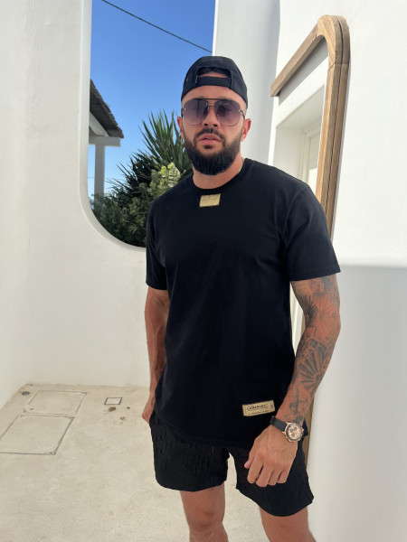 Destroyed Tee Czarny