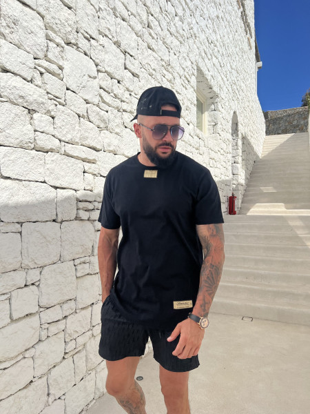 Destroyed Tee Czarny