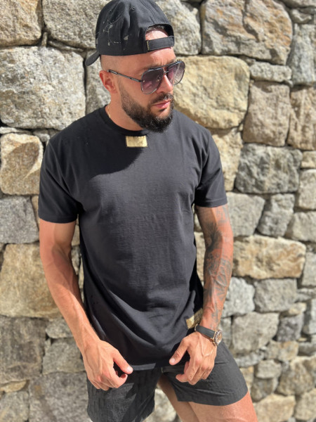 Destroyed Tee Czarny