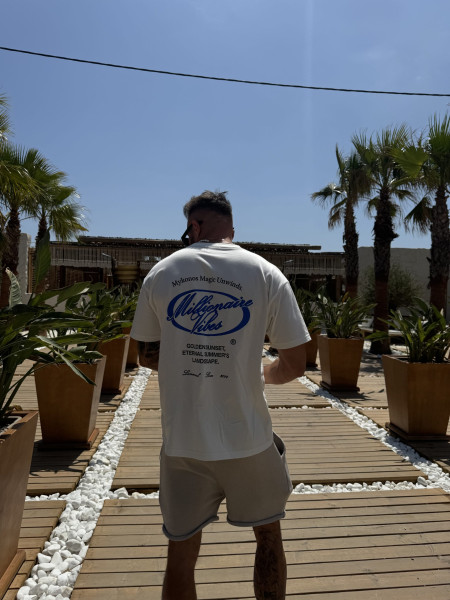 Millionaire Vibes T-shirt Biały Pre Order