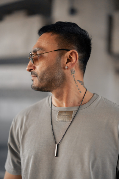 T-shirt Destroyed Szary