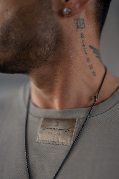 T-shirt Destroyed Szary