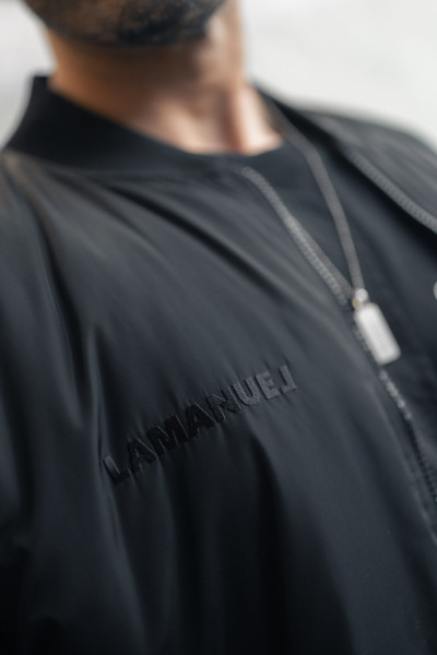 Kurtka Aesthetic Czarne Logo