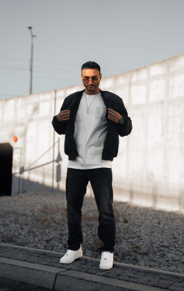 Kurtka Aesthetic Białe Logo