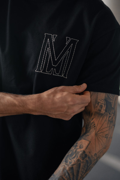T-shirt Emblem Czarny