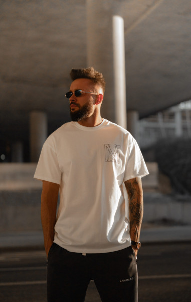 T-shirt Emblem Biały