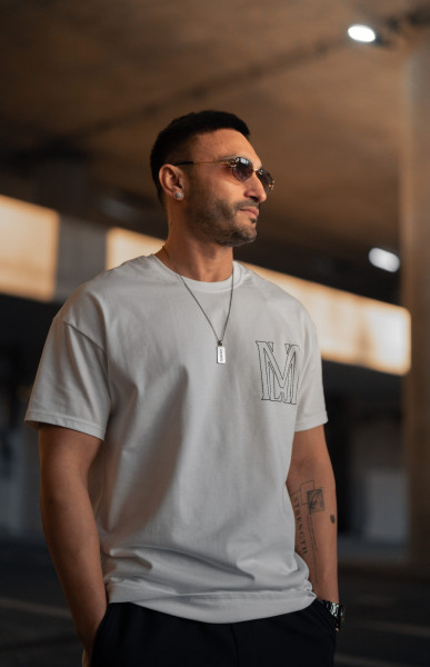 T-shirt Emblem Biały