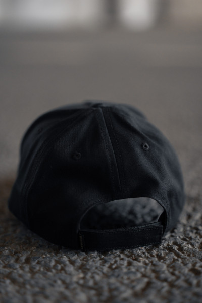 Czarna/Biała Czapka Script Unisex