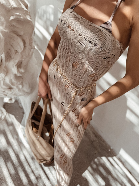 Sukienka Isla Serena Beż