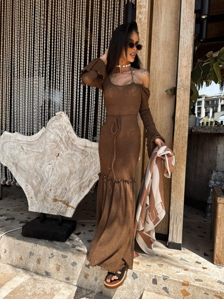 Sukienka Siren Muse Brąz