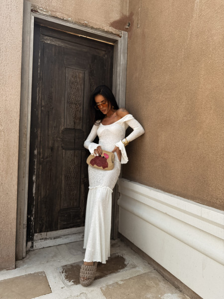 Sukienka Siren Muse Ecru