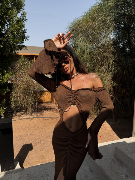 Sukienka Amaena Brąz (Pre Order)