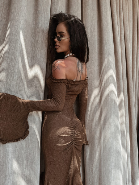 Sukienka Amaena Brąz (Pre Order)