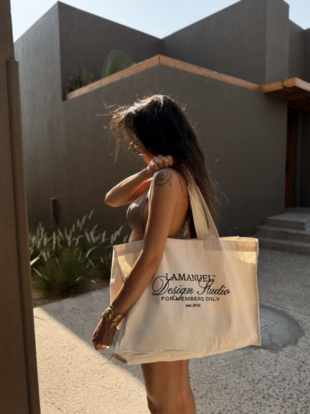 Torba Bawełniana Design Studio Beż