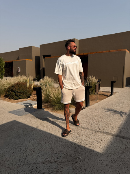 T-shirt Raw Core Krem